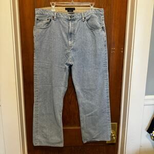 Y2K Tommy Hilfiger‎ Jeans Freedom Fit Baggy 38x30 Light Wash 2006